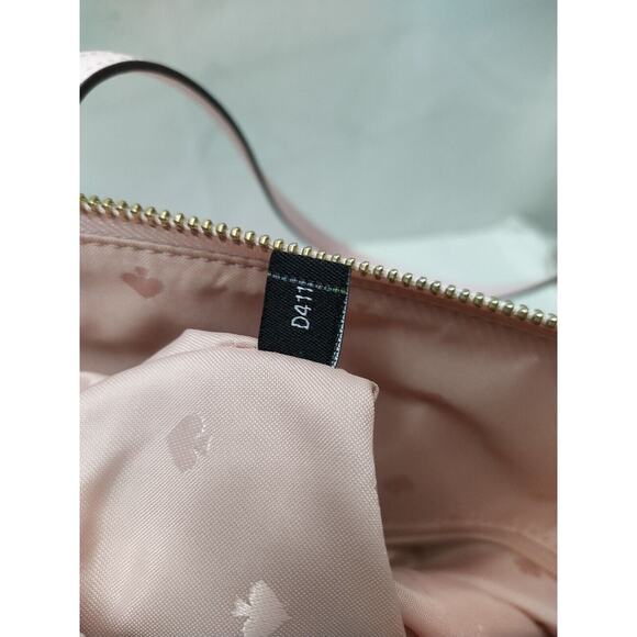 Kate Spade New York Light Pink Leather Double Handle Zipper Closure Tote Bag - Picture 12 of 16